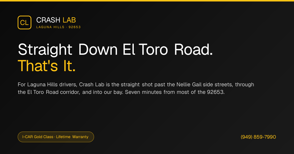 Auto Body Shop Laguna Hills CA | 92653 Collision Repair | Crash Lab