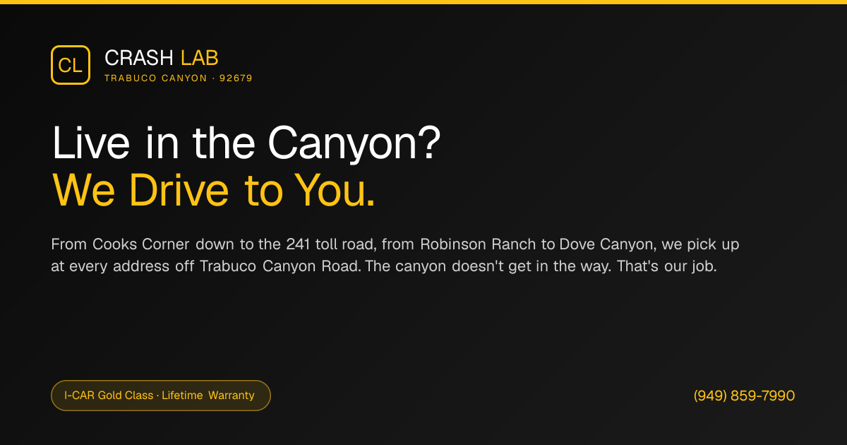 Auto Body Shop Trabuco Canyon CA | Canyon-Country Collision Repair ...